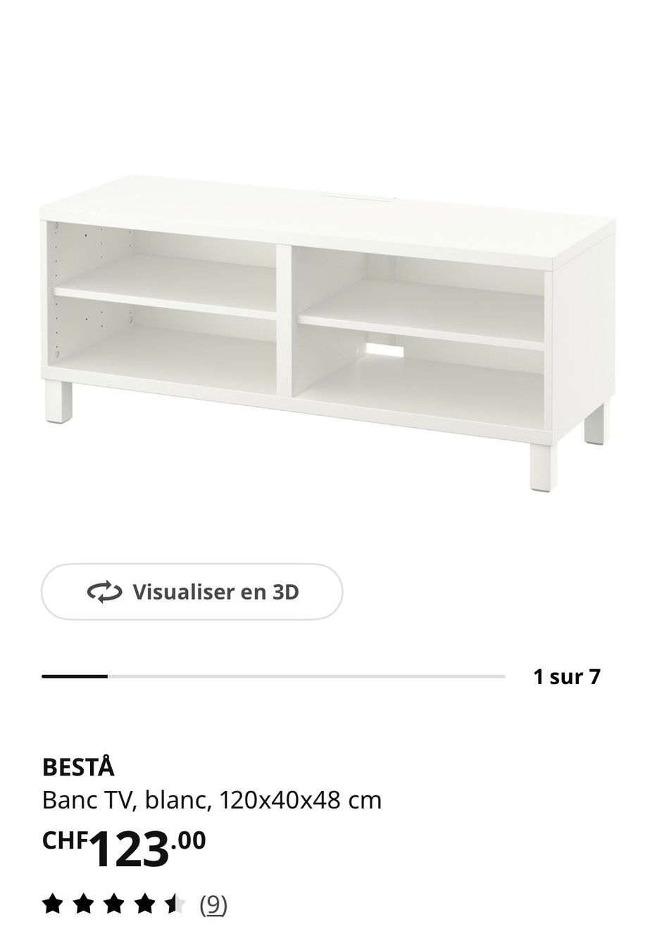 Ikea Mobili TV: Meuble TV blanc IKEA neuf – Nuovo (secondo la descrizione) da Delémont venduto da bou_26 7