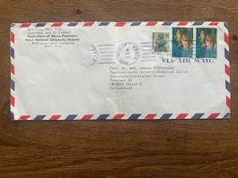Alter Brief aus Korea mit Briefmarken, Jahrgang 1985!