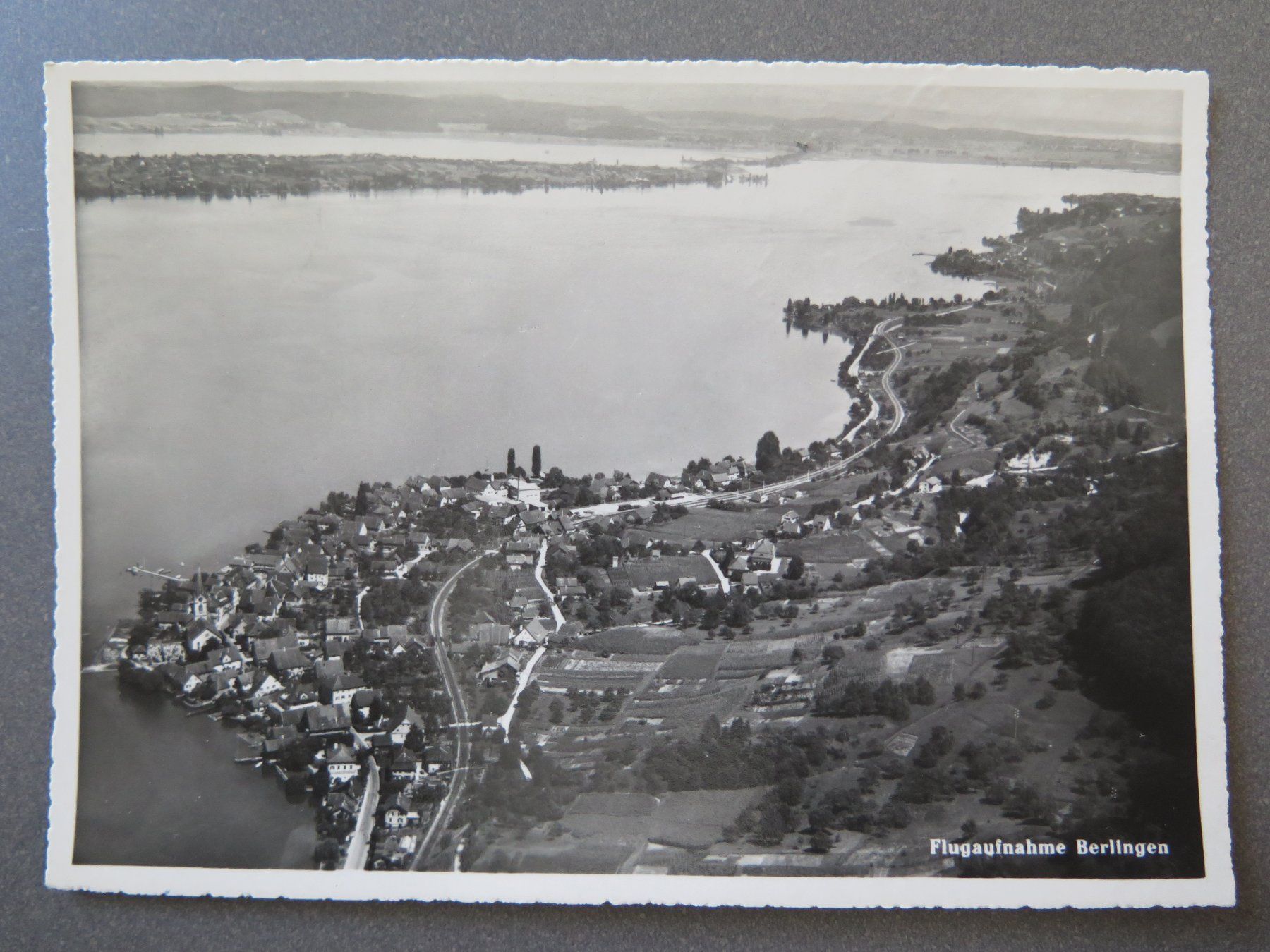 Cartoline postali: BERLINGEN - FLUGAUFNAHME – Usato da Wittenbach venduto da lipasal