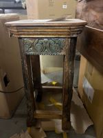 Hocker/ Beistelltisch aus Mangoholz