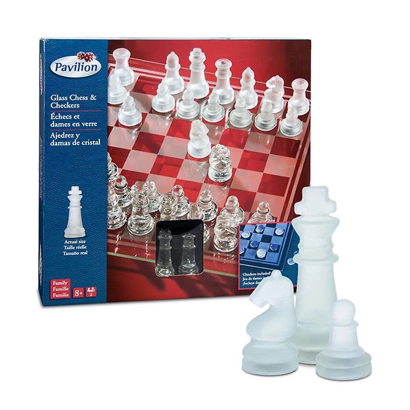 Gläser: Glass Chess Set - Pavilion – Gebraucht aus Lausanne von artnouveau04 4