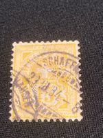 Ziffermuster ZNr. 63A - Vollstempel Schaffhausen 1884