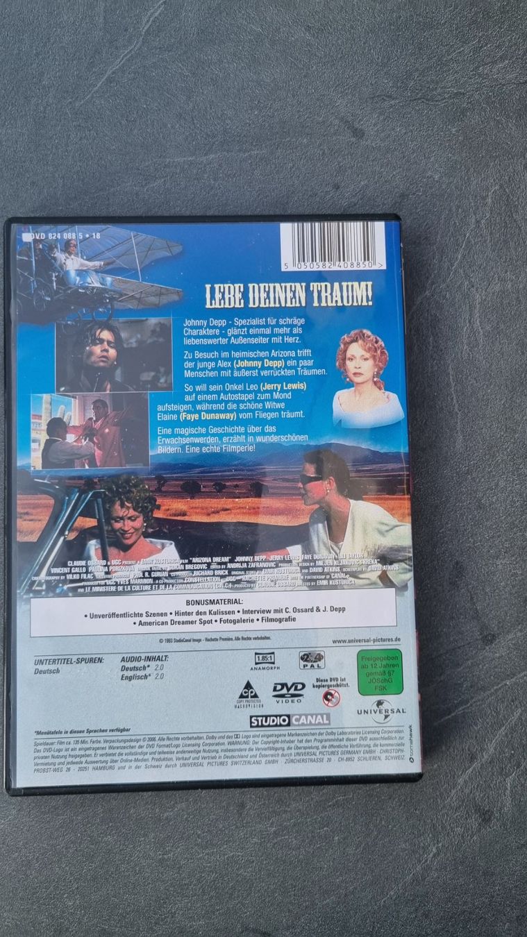 Tutti i DVDs: Arizona Dream DVD – Usato da Meilen venduto da lisma29 1