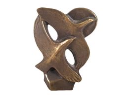 BAG TURGI Bronzefigur Vogelflug