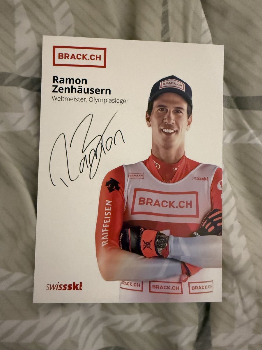 Autografi: Autogrammarte Ramon Zenhäusern Brack.ch Swiss Ski – Usato da Rüschlikon venduto da andi_841