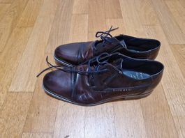 Bugatti Businessschuhe dunkelbraun Gr. 41 sehr guter Zustand