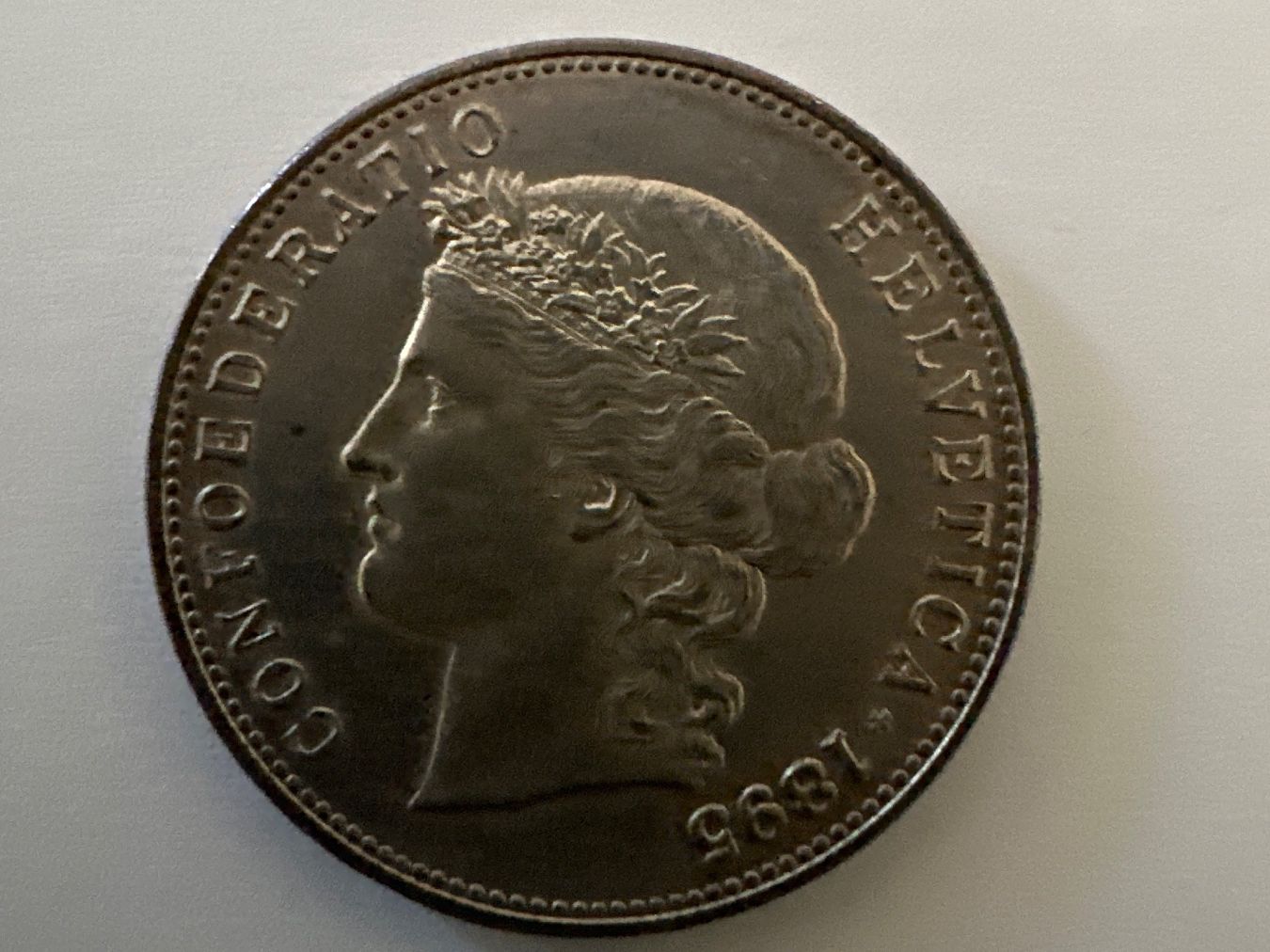 Tutti le monete: 1895 5Fr -unz – Usato da Erlach venduto da gubbe1 1