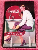 Coca Cola werbung classic pin up diner