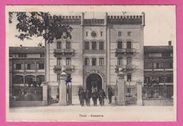 Thun Kaserne belebt / Rückseite beschrieben