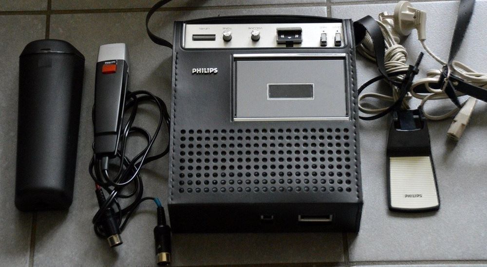 Magnétophone automatique Philips N2215 vintage