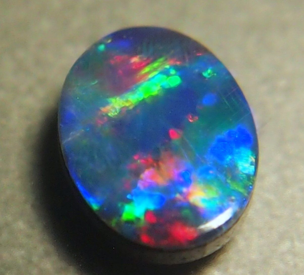 Pietre preziose: 1 ct. Multicolour Blackopal-Douplette AAA – Nuovo e nell'imballaggio originale da Reinach BL venduto da rumablum 1