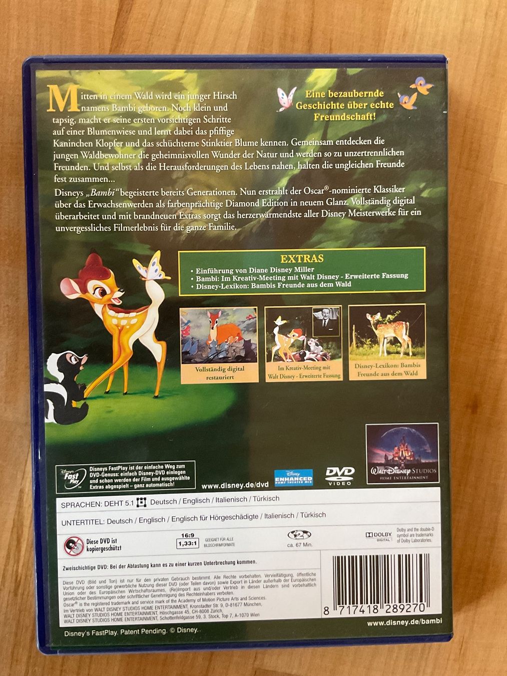 Tutti i DVDs: DVD Bambi – Usato da Rümlang venduto da Sambas19 1