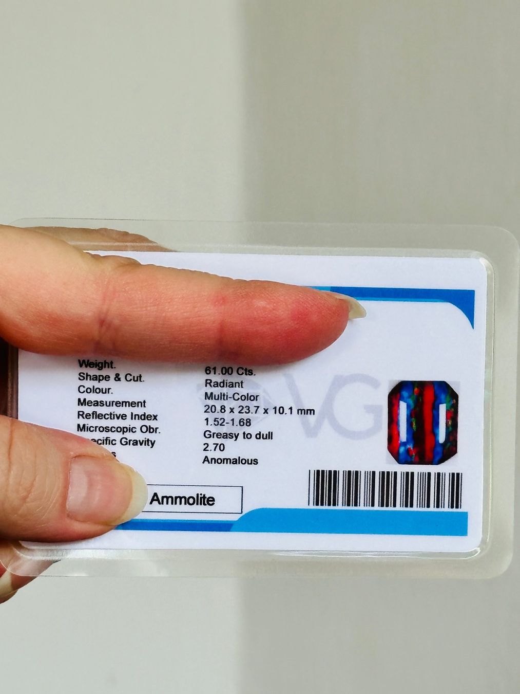 Pietre preziose: Certified 61.00 Ct – Nuovo e nell'imballaggio originale da Genève venduto da AWWA 9