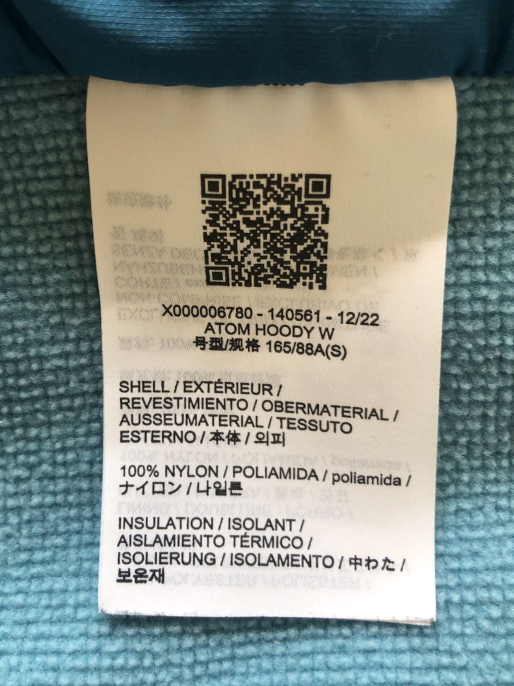 Arcteryx Giacche: Arcteryx Atom Hoody Gr. S hellbalu – Usato da Zuoz venduto da Scat01 3