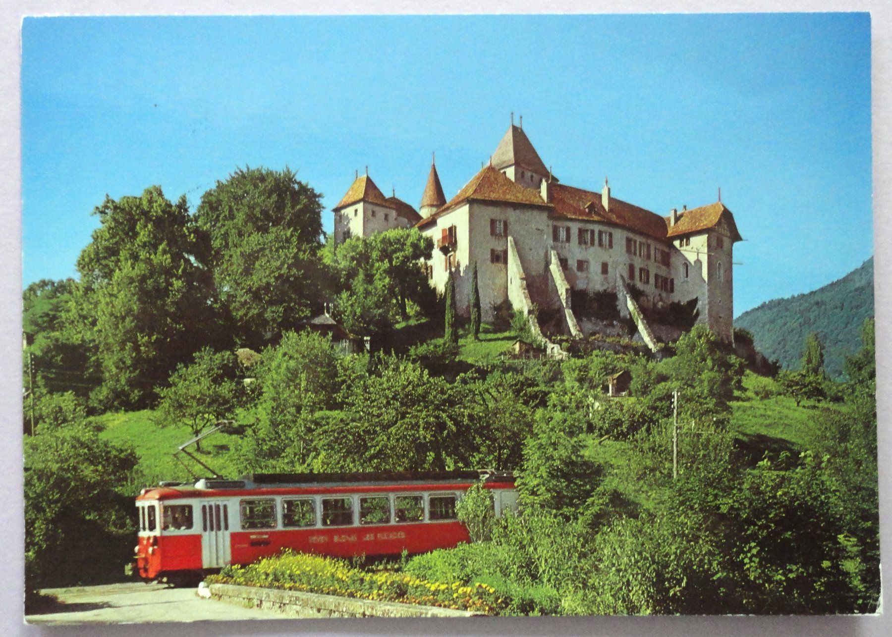 Cartoline postali: Blonay, le château – Usato da Fétigny venduto da Billy2miny