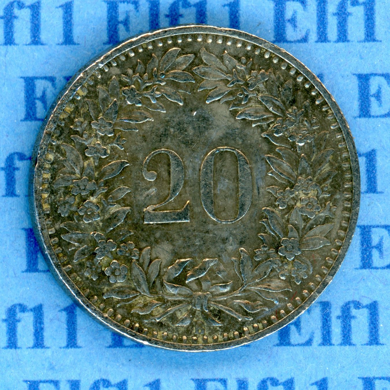 Tutti le monete: CHF___0.20 1920 ss 20 Rappen – Usato da Widnau venduto da Elf11 1