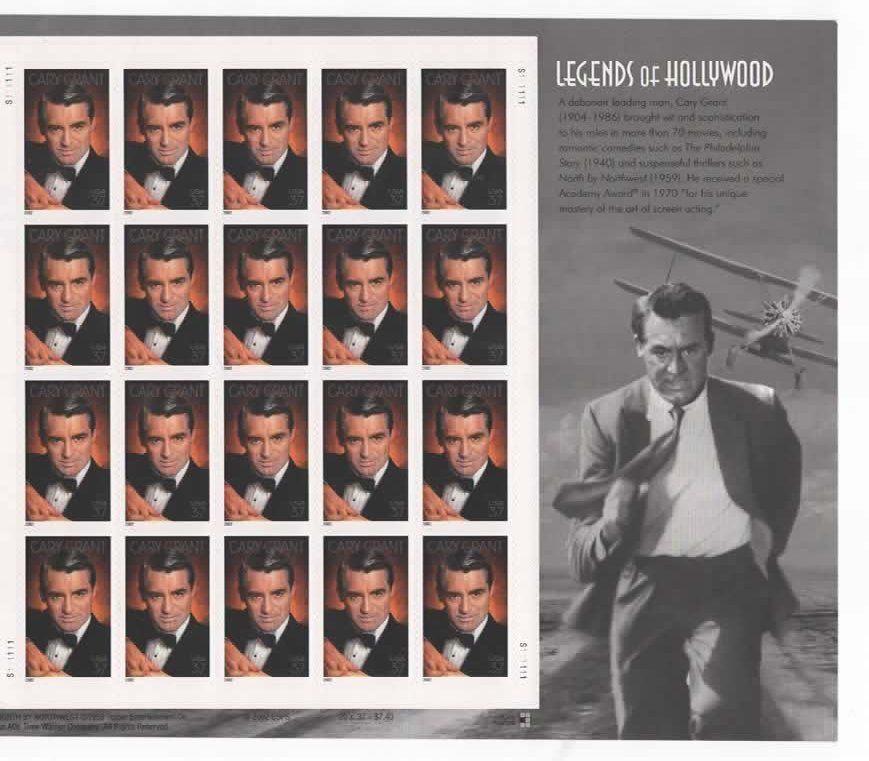 Tous les timbres: USA - Bogen** : CARY GRANT   / Gr – D'occasion à Ruggell par Masescha