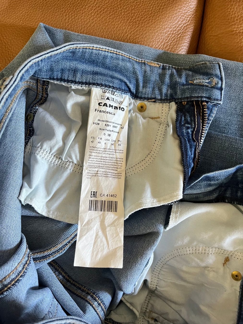 Cambio Jeans: Cambio Jeans FRANCESCA 7/8 Grösse 38 Neu – Neuf (Voir description) à Baar par and_zd26 4