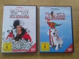 101 Dalmatiner + 102 Dalmatiner   (De-En-It. u.a)   2-DVD's
