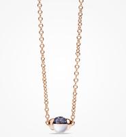 Neu Pomellato M’ama non M’ama Collier mit Mondstein Anhänger