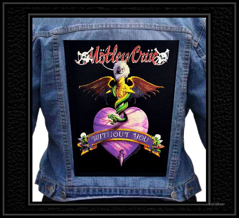 Rücken-Aufnäher *Mötley Crüe* / Original Back Patch | Kaufen auf Ricardo
