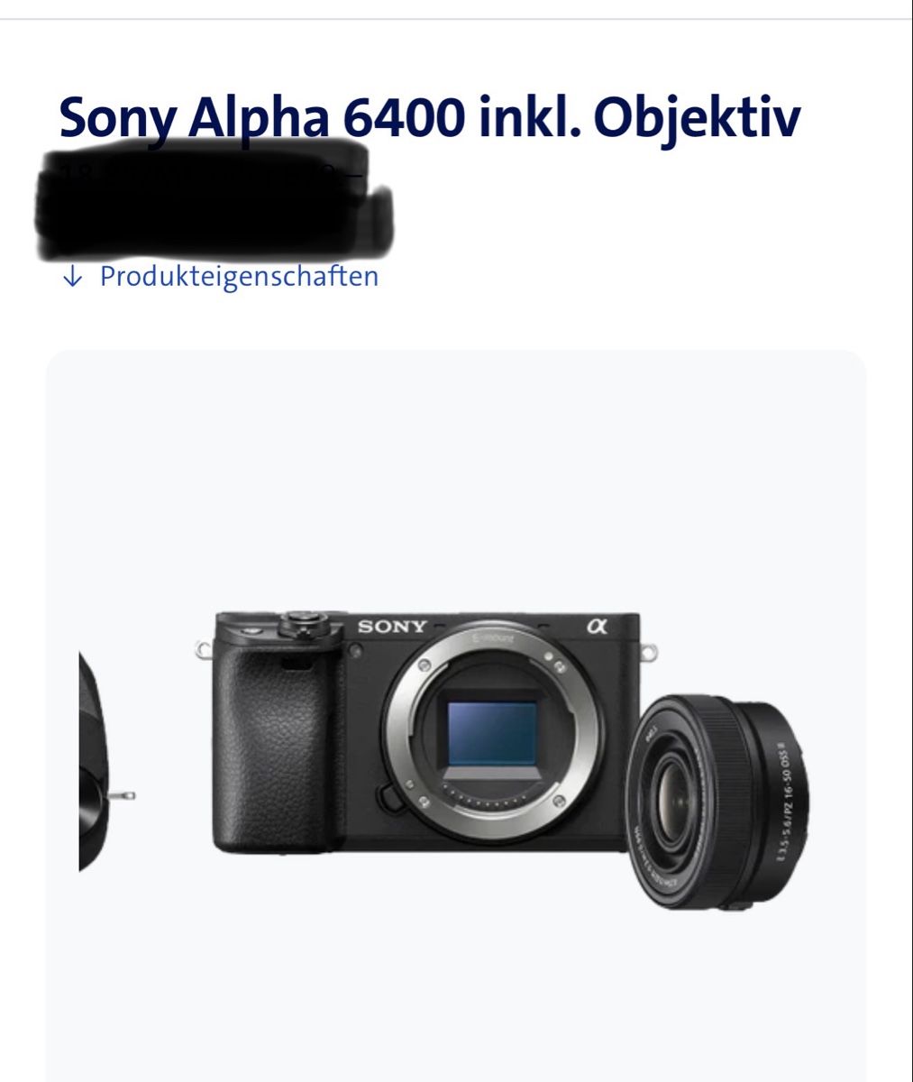 Sony Fotocamera: Sony Alpha 6400 – Nuovo e nell'imballaggio originale da Klingnau venduto da APet2205 2