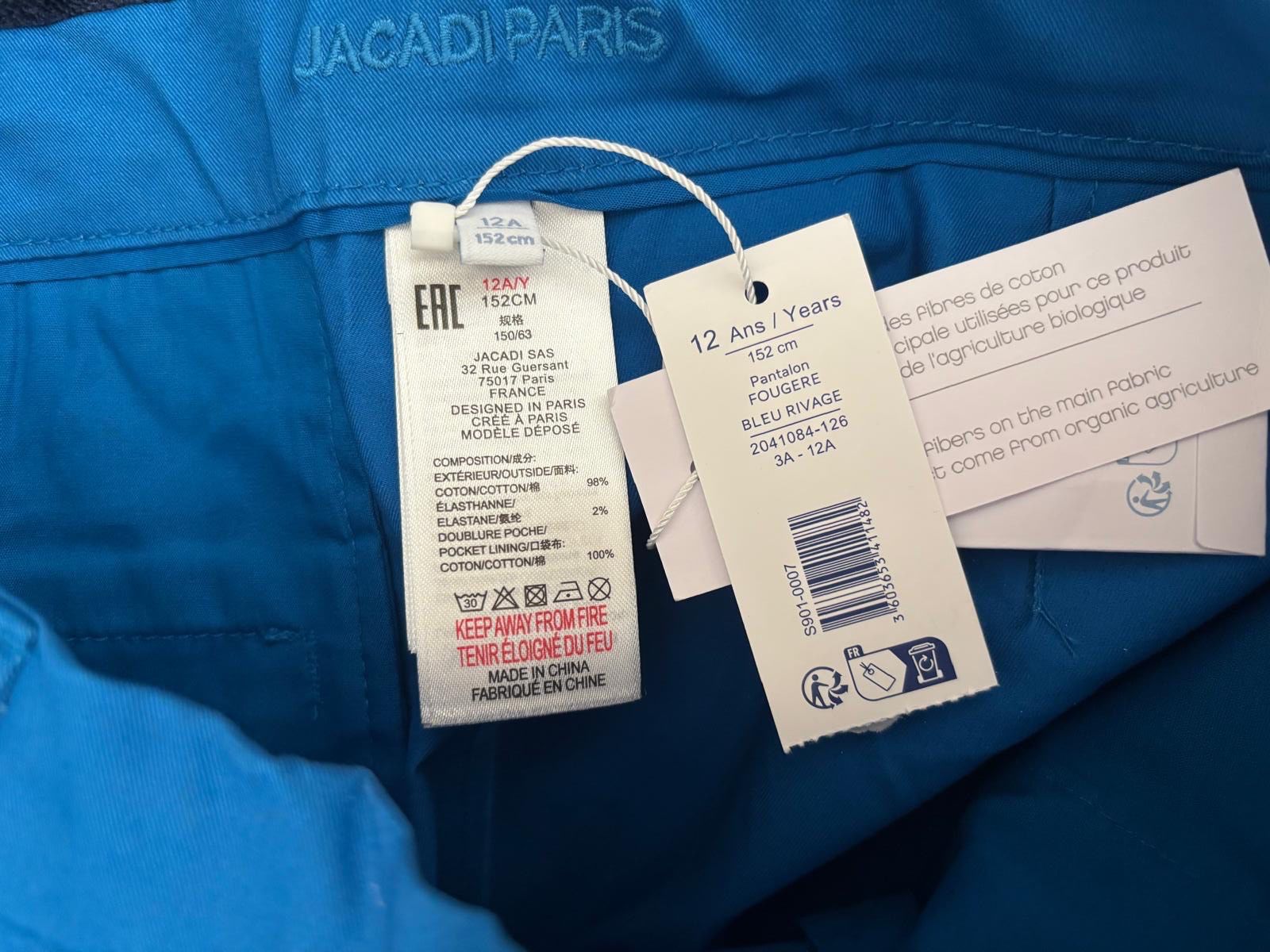 Jacadi Hosen: Pantalon Jacadi T12 ans – Neu und originalverpackt aus Conches von chn_hgl6 2