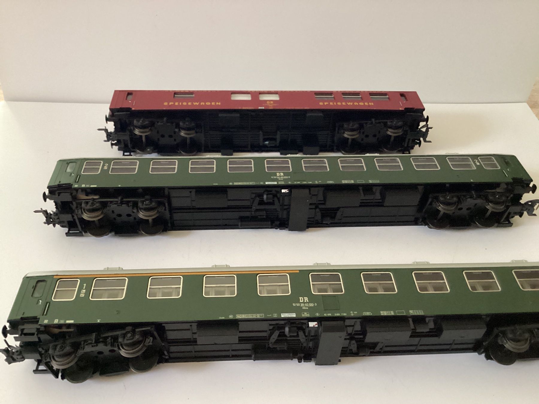 Tillig Modelleisenbahnen: Sachsenmodelle 14339 14342 14365 DR Typ Y Mitropa H0 1:87 – Gebraucht aus Effretikon von simtek_de 1