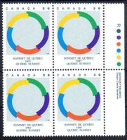 CANADA 4 MARKEN 1987 ** POSTFRISCH ** - D60