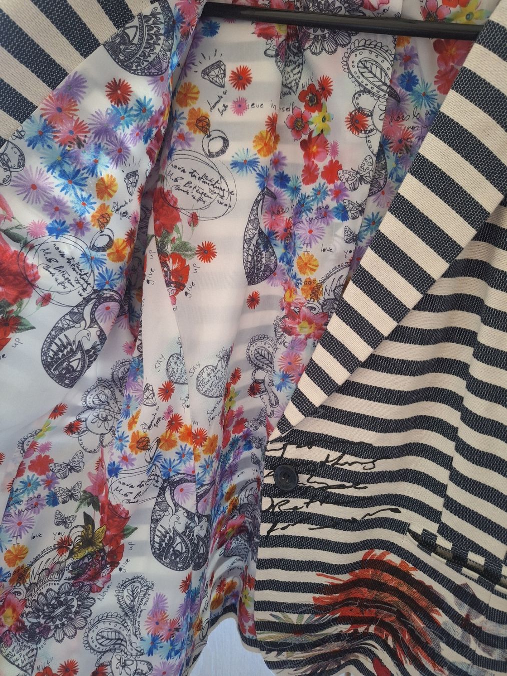 Desigual Giacche: Blazer Desigual rayé original, t. 44 – Nuovo (secondo la descrizione) da Onex venduto da babs72 3