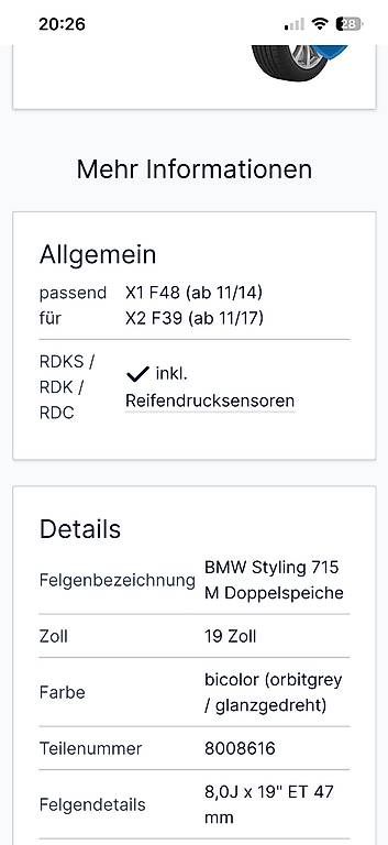 Cerchioni: Bmw komplett Winterreifen – Usato da Goldach venduto da milef0571 2