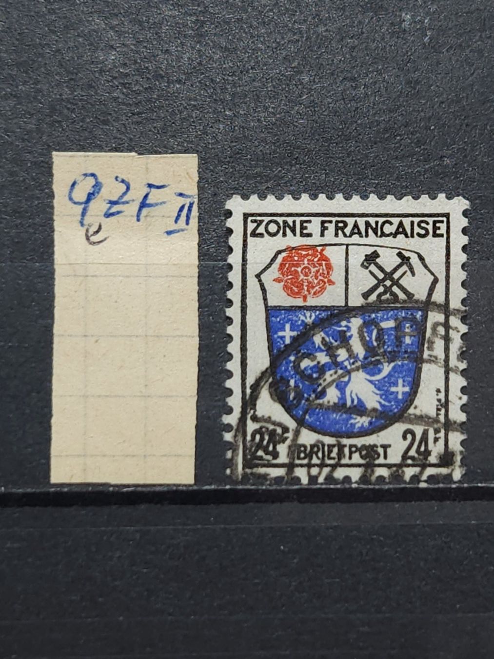 Tutti i francobolli: Franzö Zone Allgemeine Mi-Nr.9zF ll e gestempelt Geprüft BPP – Nuovo (secondo la descrizione) da Kriens venduto da Nidfeld45 1