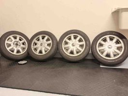 4x Mini Cooper Felgen mit Sommerreifen gebraucht