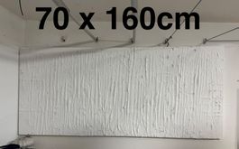 grosse Leinwand   mit grober Struktur   zum Bemalen   70/160
