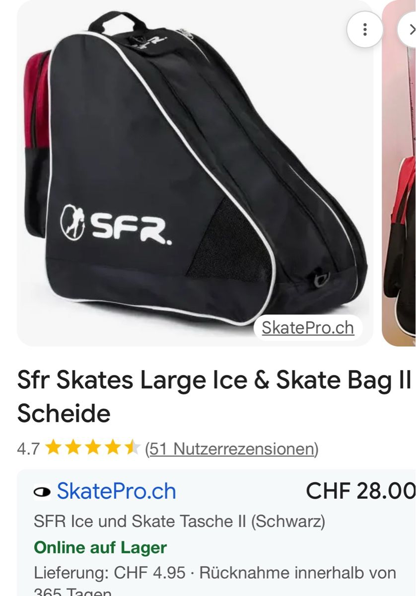 Pattini da ghiaccio: Tasche Schlittschuhe oder Inlineskates, neuwertig! – Nuovo (secondo la descrizione) da Zürich venduto da cli_fv8x 5
