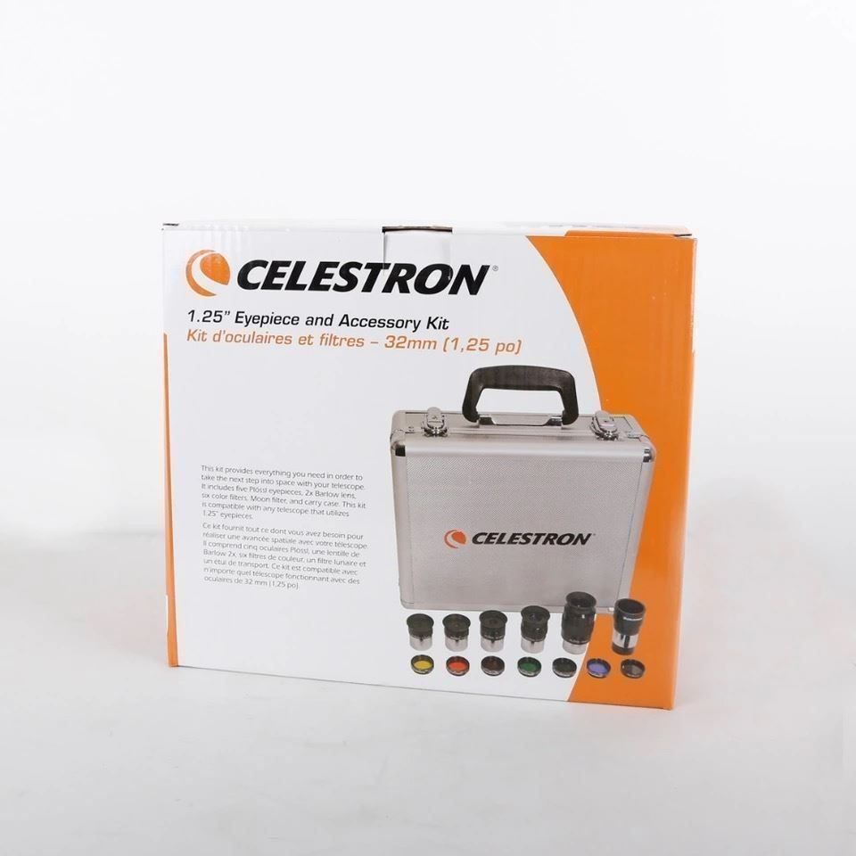 Celestron Telescopi: Celestron Okular + Filterkit 1.25 Koffer – Nuovo e nell'imballaggio originale da Zürich venduto da AstroTime 2
