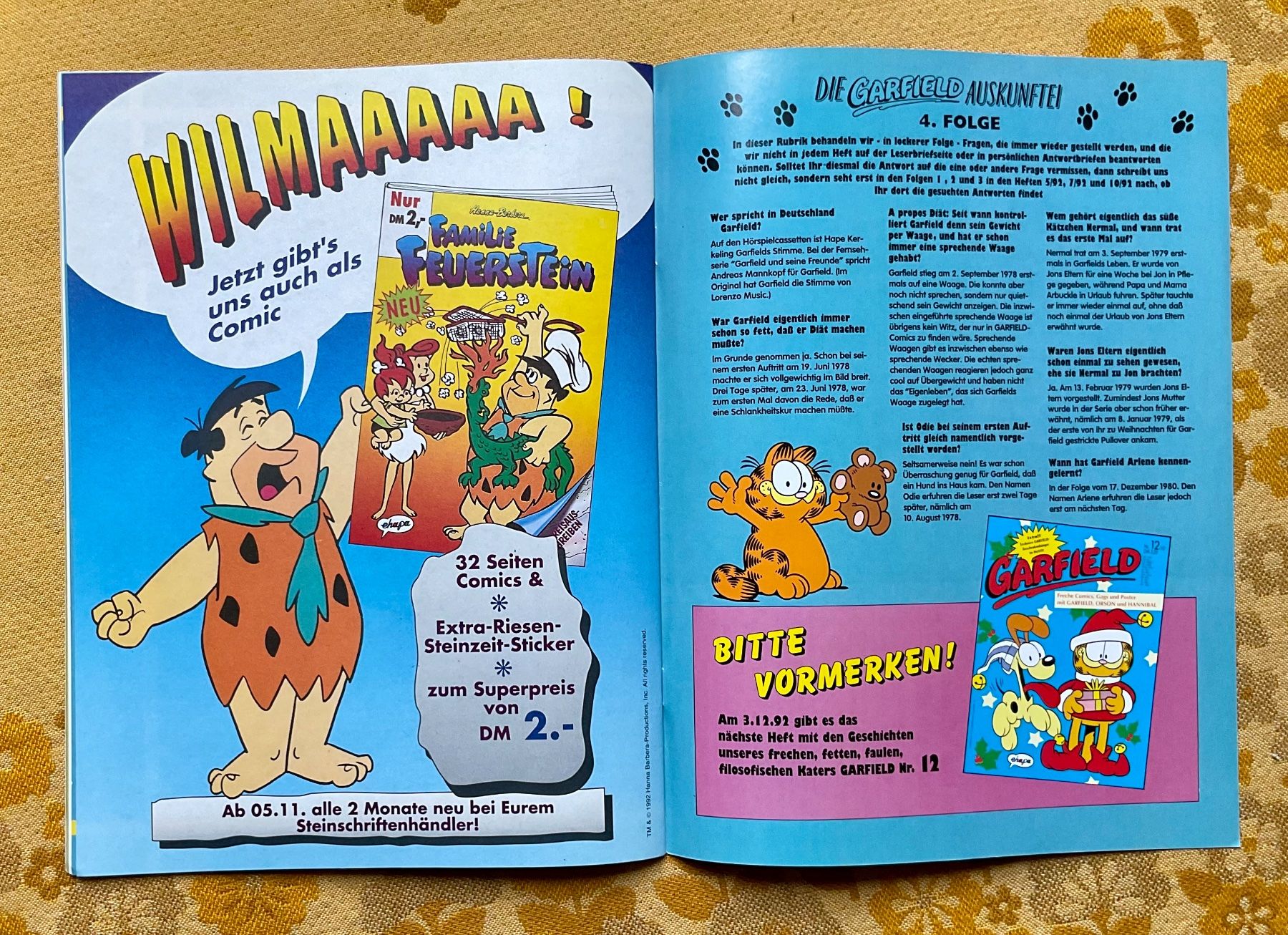 Fumetti: Garfield Heft Nr 11 von 1992 – Usato da Endingen venduto da nathan05 8