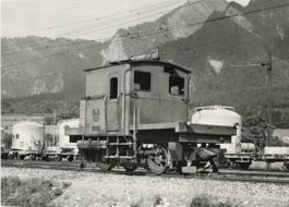 Untervaz  GR  -  Rhätische Bahn (RhB)  Benzin-LOK   um 1927