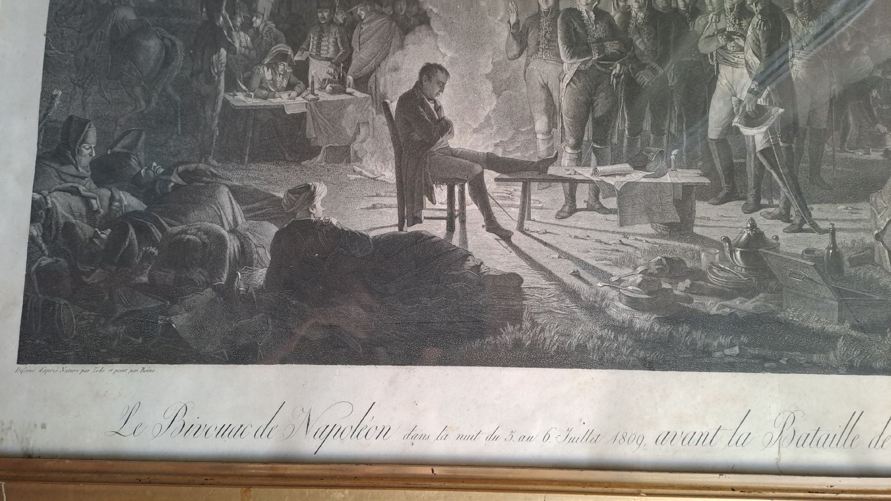 Incisioni: grosser Stich NAPOLEON 1809 Guttenberg – Usato da schönholzerswilen venduto da Vistapoint 1