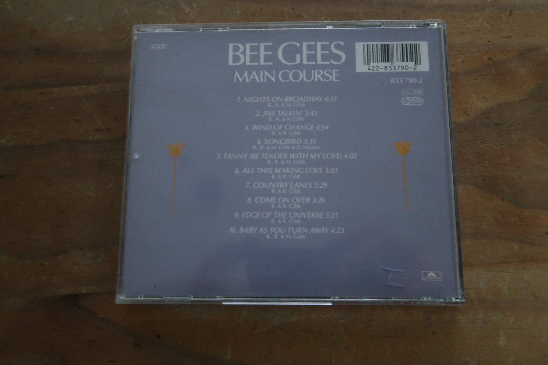 CD: BEE GEES - MAIN COURSE - mit JIVE TALKIN' - CD – Usato da Basel venduto da Patiscat 1