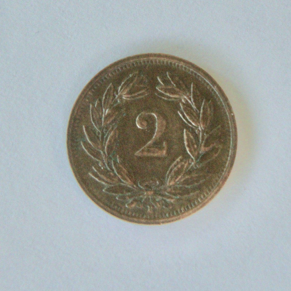 Tutti le monete: Schweiz 2 Rp. 1933, sehr schön – Usato da Winterthur venduto da halle07 1