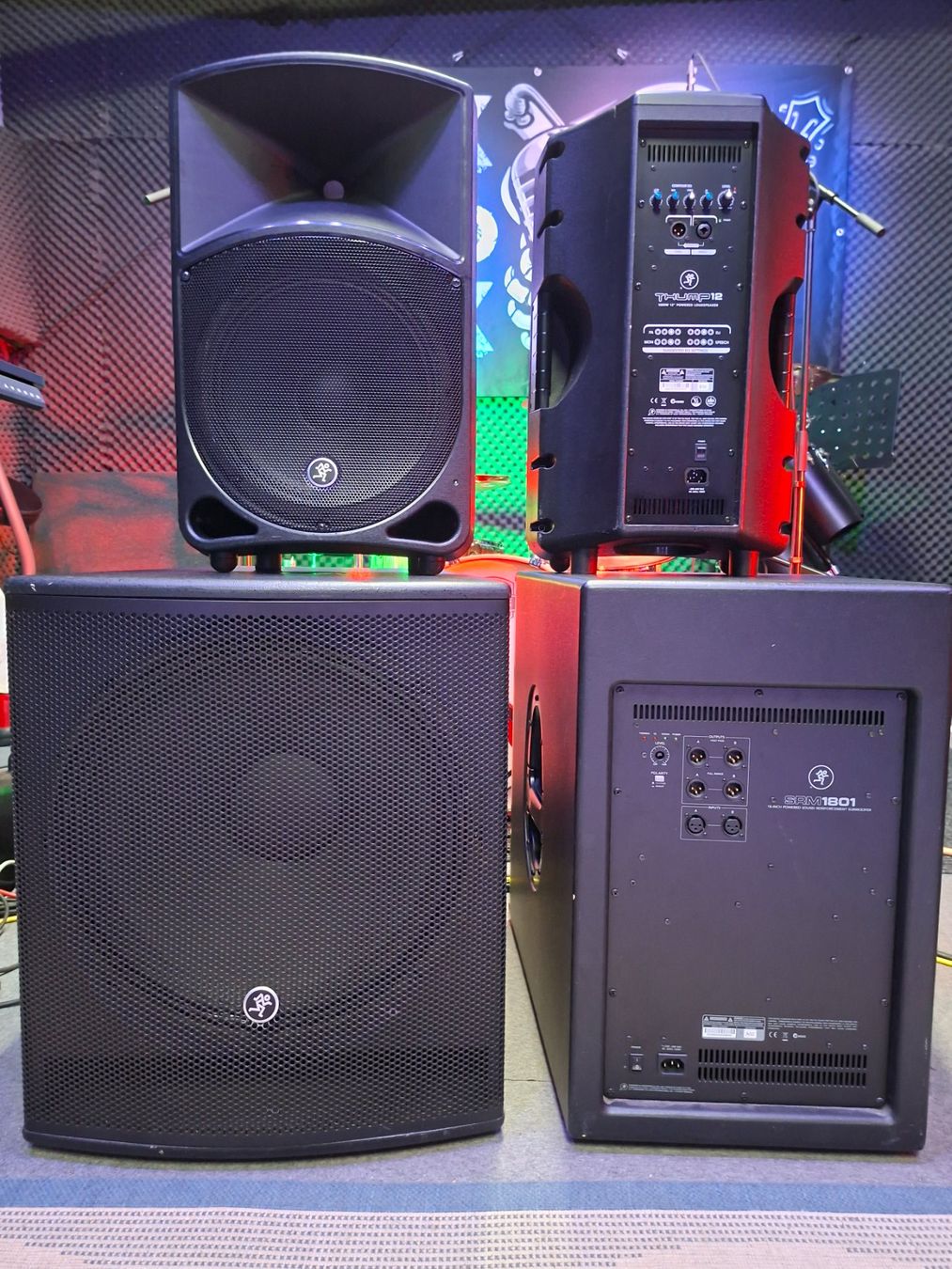 Mackie Casse acustiche: Mackie PA oder DJ Bo THUMP12 + Sub SRM1801  / Paar – Usato da Neunkirch venduto da S_Keller_04