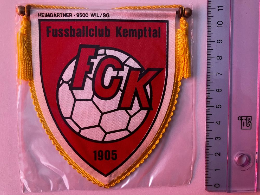Vintage Fanion/Wimpel FC SOLOTHURN 1901 (Neuf avec emballage d'origine