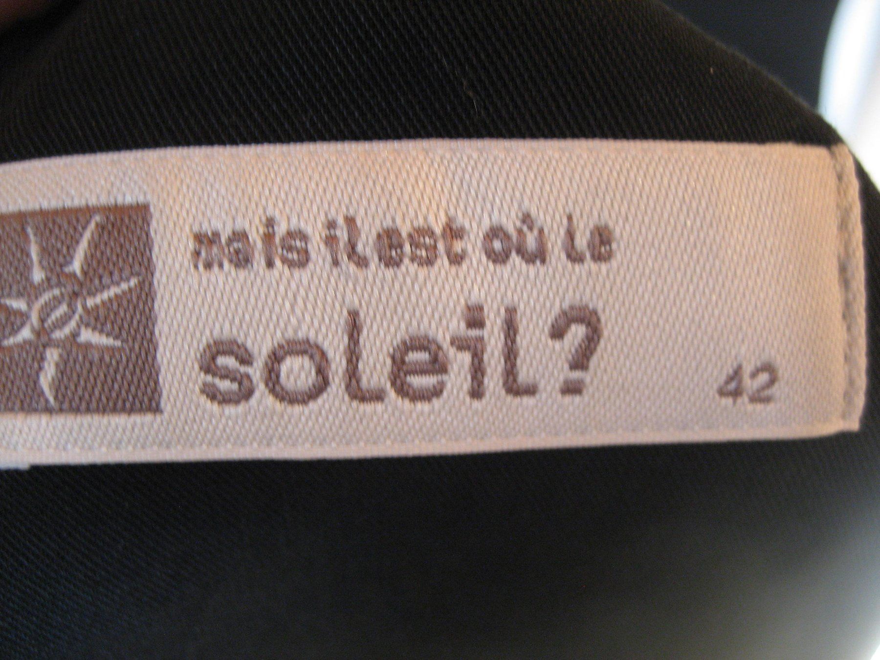 Vestiti: Robe Mais il est où le Soleil taille 42 – Nuovo (secondo la descrizione) da Delémont venduto da marryb 6
