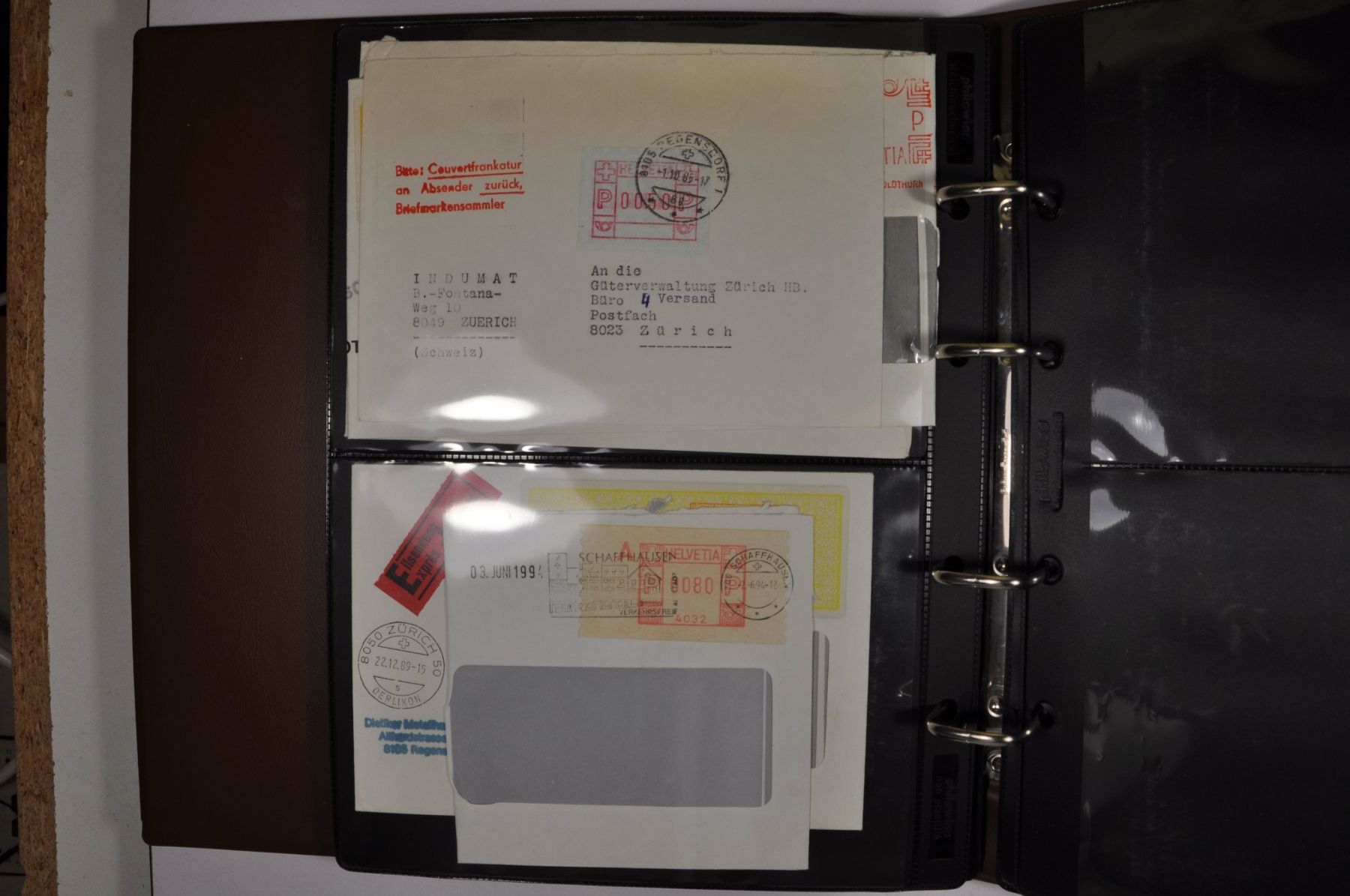 Tutti i francobolli: Album ATM saubere Belege – Usato da Wolfhalden venduto da Zinauktion 6