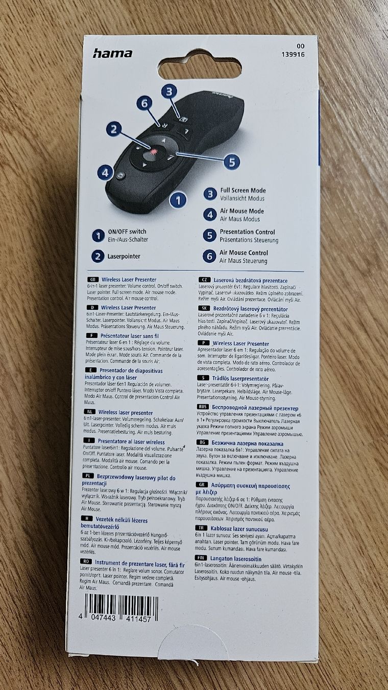 Hama Telecomandi: Wireless Presenter – Nuovo (secondo la descrizione) da Lyss venduto da Janine_z23 1
