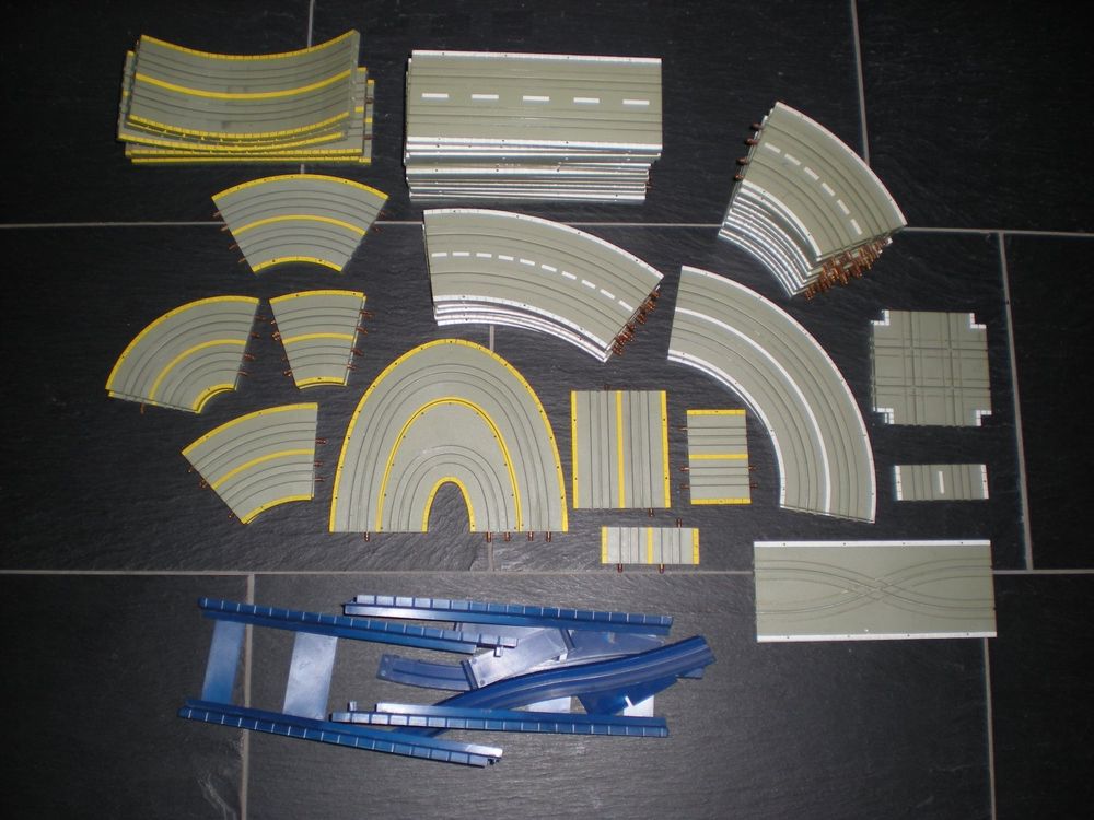 FALLER AMS HO Lot De Rails Droits Voie Double Slot Car
