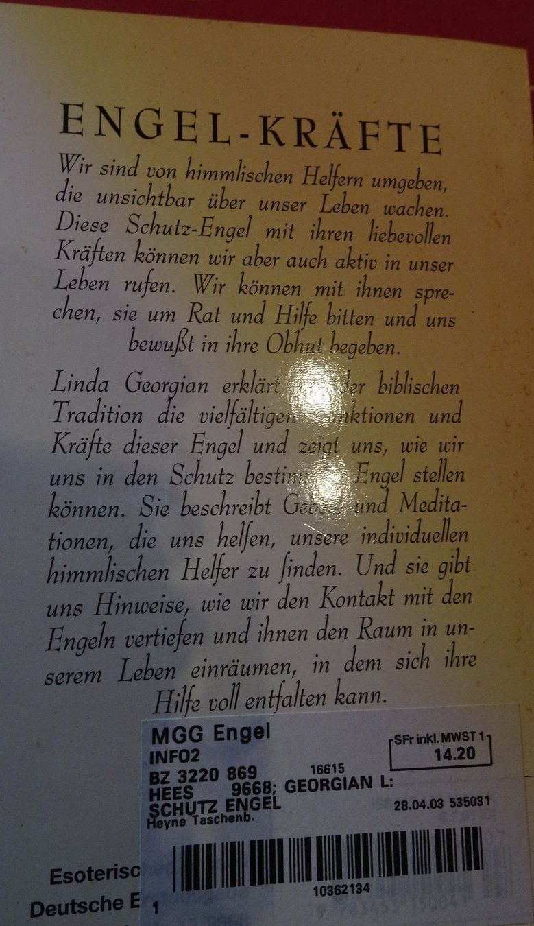Libri: 4 Bücher Schutzengel – Usato da Zollikofen venduto da Blackie 5