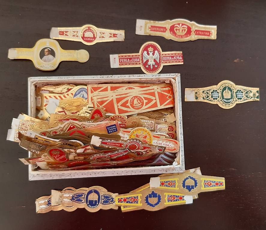 Sigari: 350 alte Zigarrenbanderolen – Usato da Schaan venduto da jud_59jg