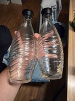 Zwei Sodastream Cristall Glasflaschen